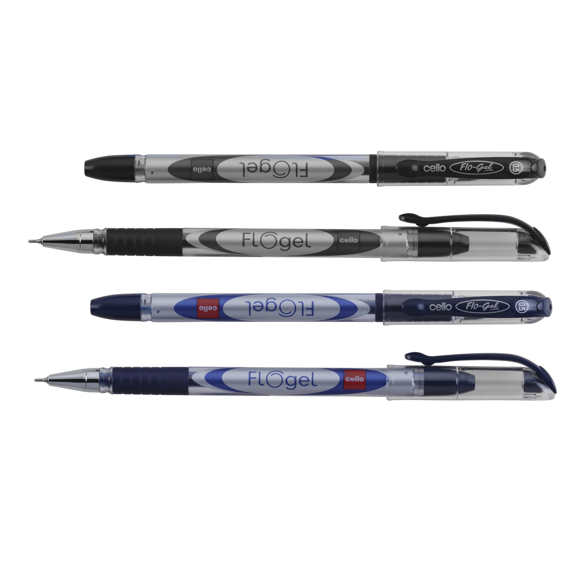 Pix Cello FloGel,culoare de scriere albastra,grosime de scriere 0,5mm