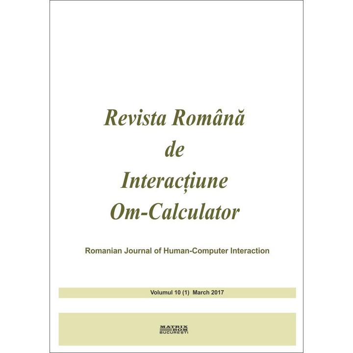 Revista romana de interactiune om-calculator 1/2017 (Abonament anual 4 aparitii), Rochi