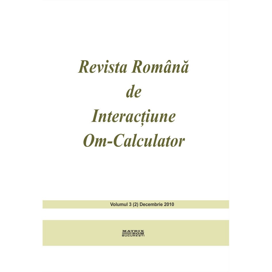 Revista romana de interactiune om-calculator 2/2010, Rochi