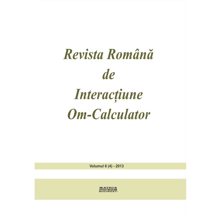 Revista romana de interactiune om-calculator 4/2013, Rochi