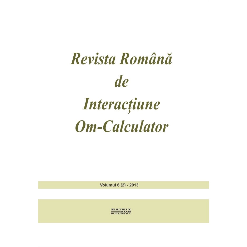 Revista romana de interactiune om-calculator 2/2013, Rochi