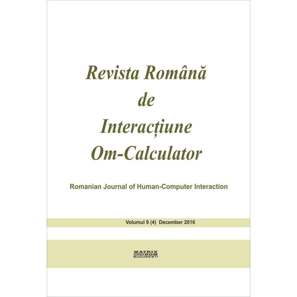 Revista romana de interactiune om-calculator 3/2016, Rochi