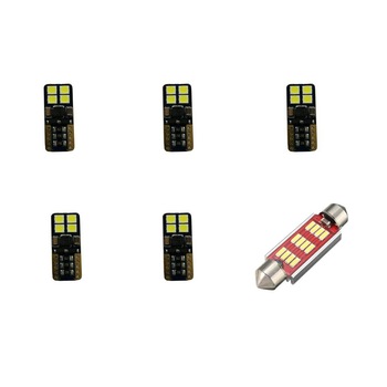Set 6 Becuri led T10 w5w c5w festoon iluminat interior Volkswagen Passat B6 Set 6 Becuri led T10 w5w c5w festoon iluminat interior Volkswagen Passat B6