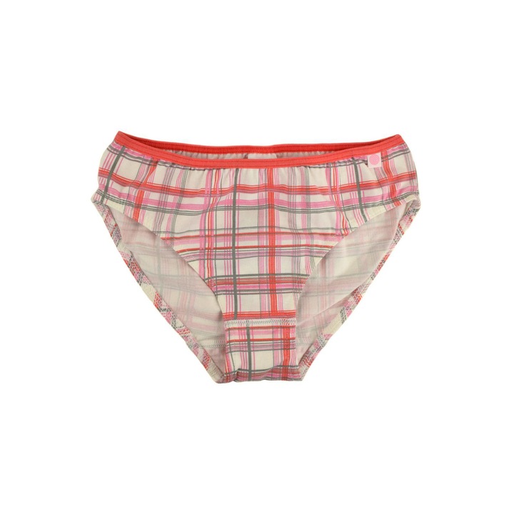 Sanetta korall kockás lány bugyi