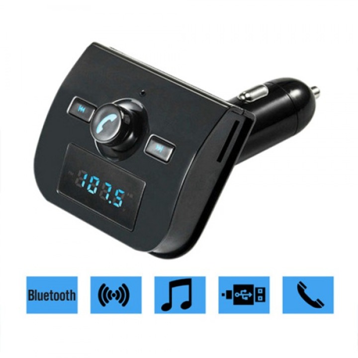 Bluetooth FM adó XK-760 autós autós készlethez, fekete