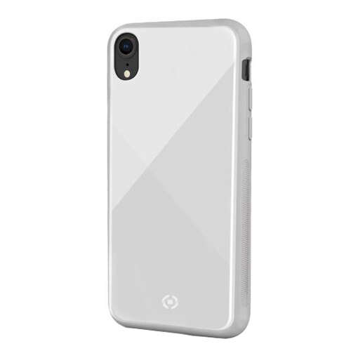 Husa de protectie Celly Diamond pentru Apple iPhone XR, Alb