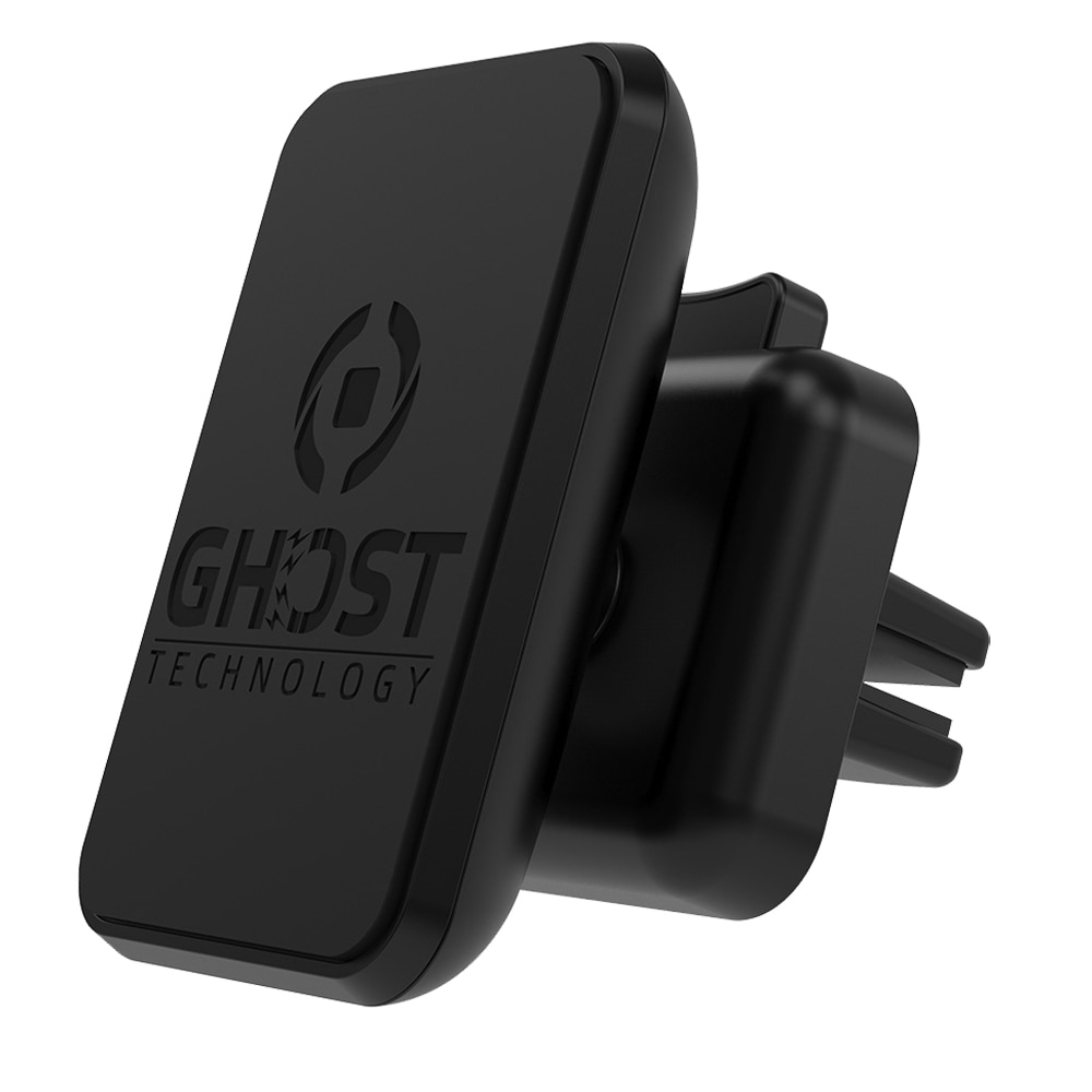 Suport auto magnetic Celly GhostPlus XL cu prindere pe aerisire si placuta metalica detasabila