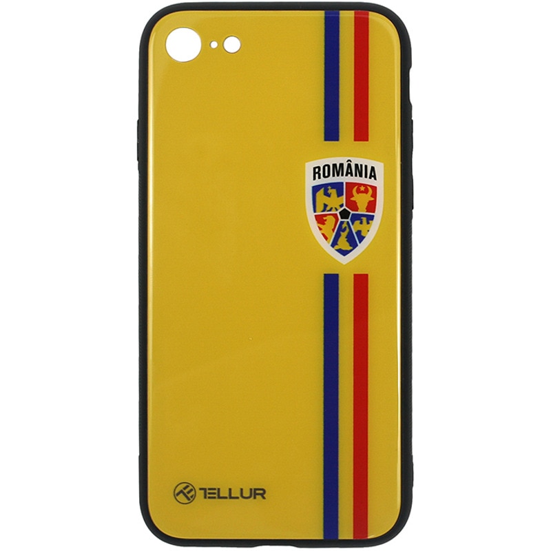 Husa de protectie Tellur FRF Glass Print Tricolor pentru Apple iPhone 8