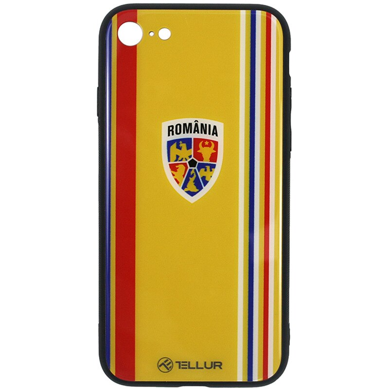 Husa de protectie Tellur FRF Glass Print Suporter pentru Apple iPhone 8