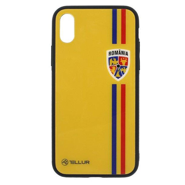 Husa de protectie Tellur FRF Glass Print Tricolor pentru Apple iPhone X / iPhone XS