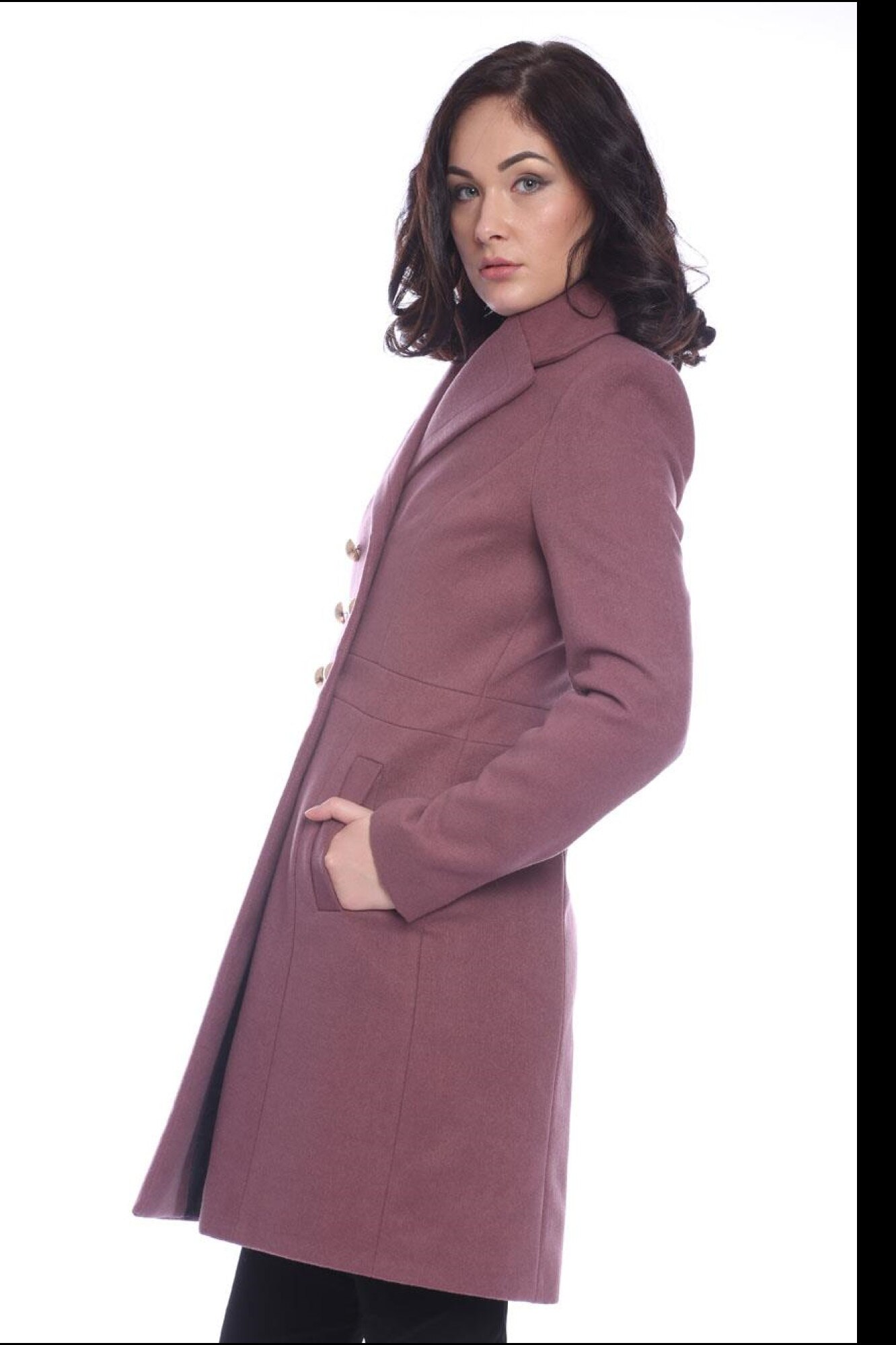 Palton lana, BRN OF LONDON, Mov,marimea 2XL INTL