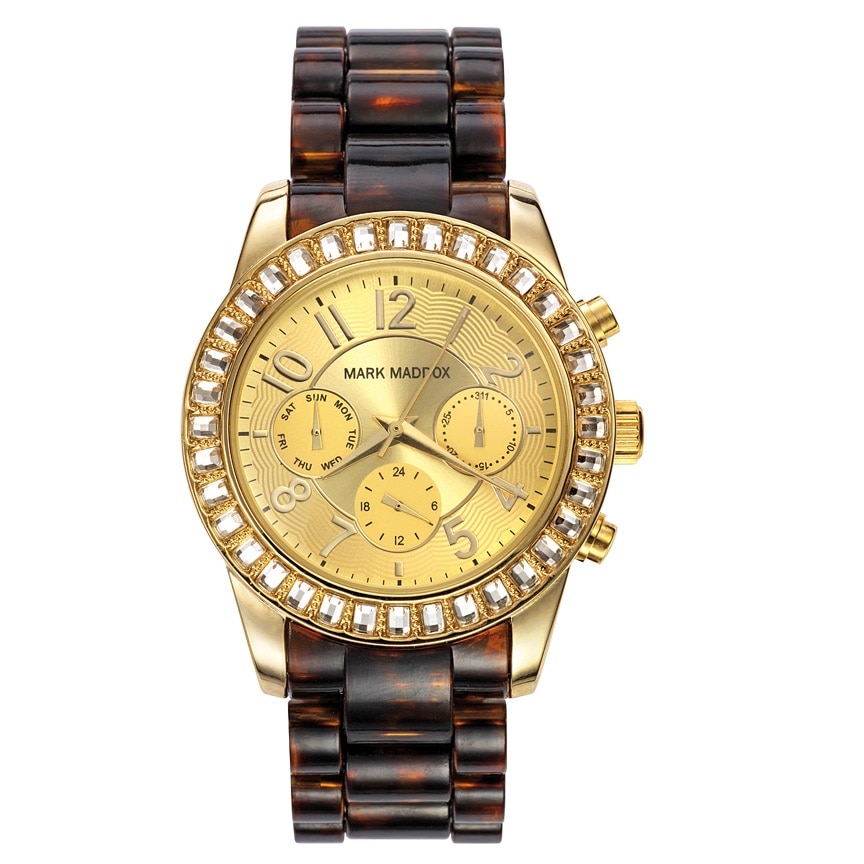 Ceas Mark Maddox dama MP3014-25 auriu/maro