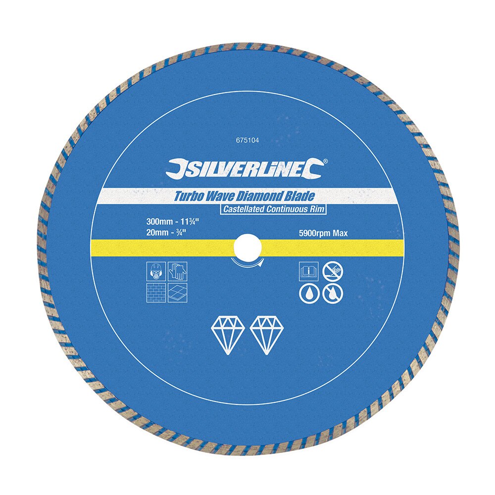 Disc turbo beton, 300 x 20mm, Silverline