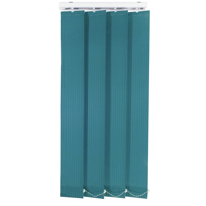 Jaluzele verticale 127mm, L260 x H280 cm, material Strat 28, Bleu Perlat