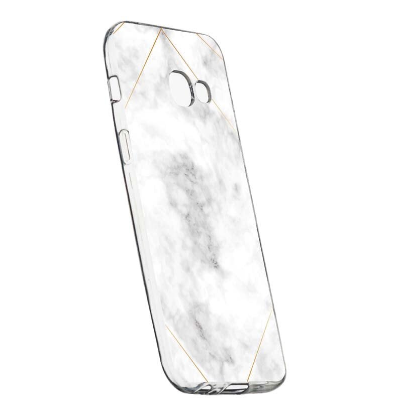 Husa Silicon, Transparent, Slim, Marble, 135, Samsung Galaxy A5 2017