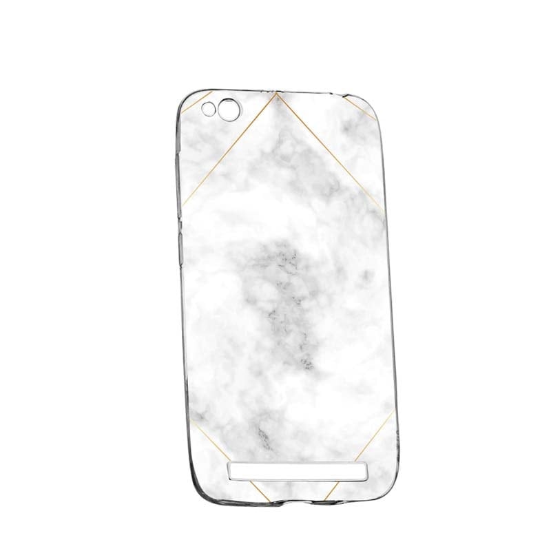 Husa Silicon, Transparent, Slim, Marble, 135, Xiaomi Redmi 4A