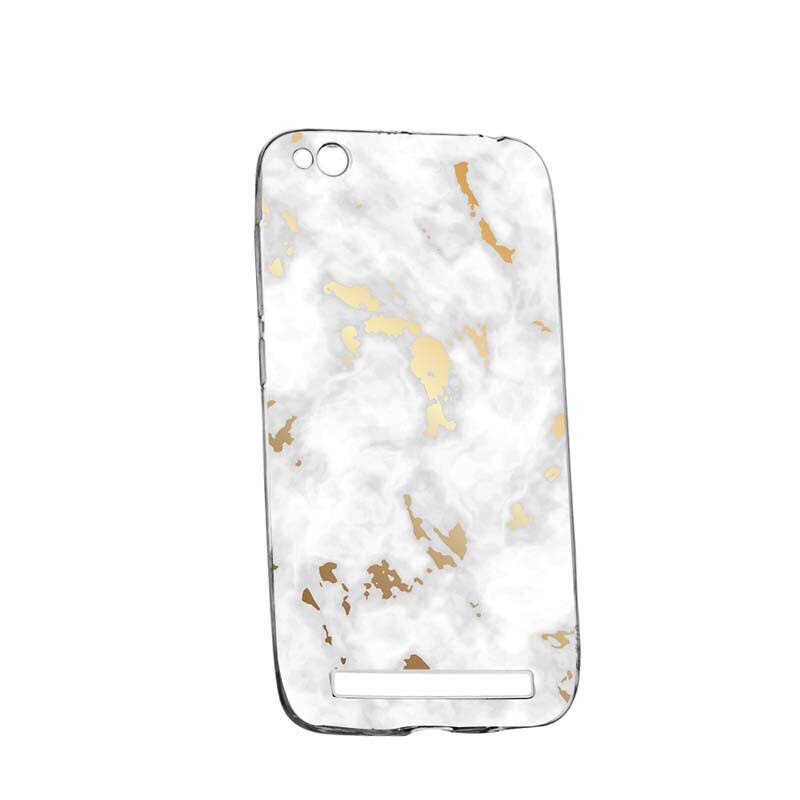 Husa Silicon, Transparent, Slim, Marble, 136, Xiaomi Redmi 4A