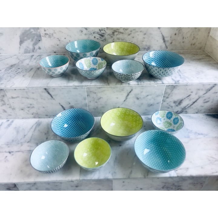 Serviciu de masa Nora's Design, 12 Piese, Pentru 6 persoane, Multicolor