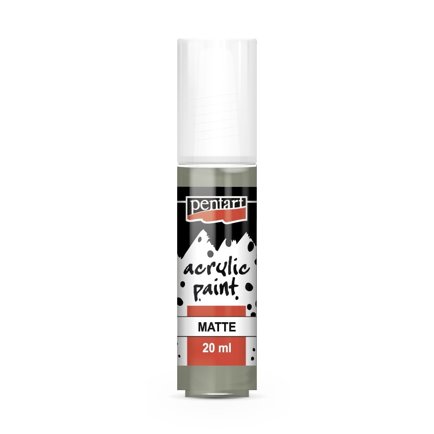 Vopsea acrilica mata pe baza de apa Pentart - nori, 20 ml