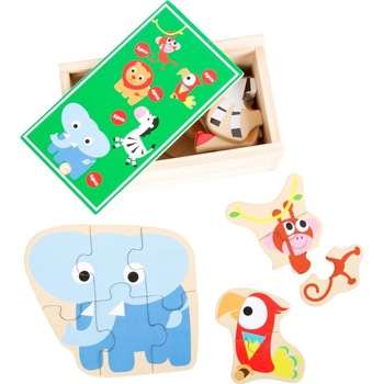 Cutie puzzle animalele de la zoo Cutie puzzle animalele de la zoo