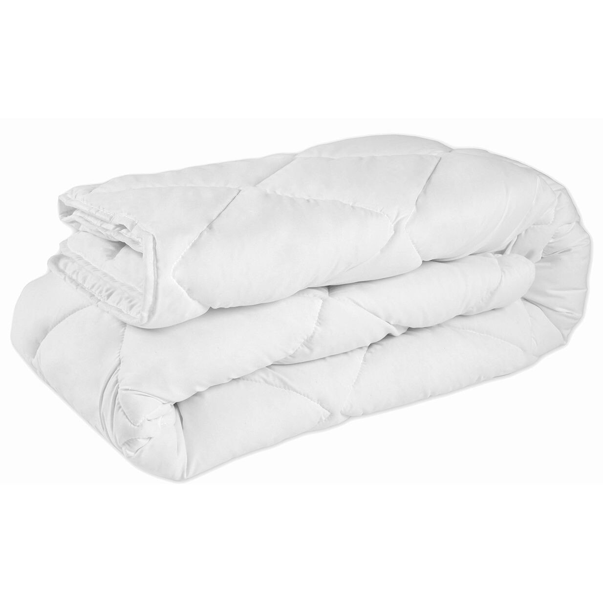 Pilota microfibra matlasata, 220x200 cm, alb