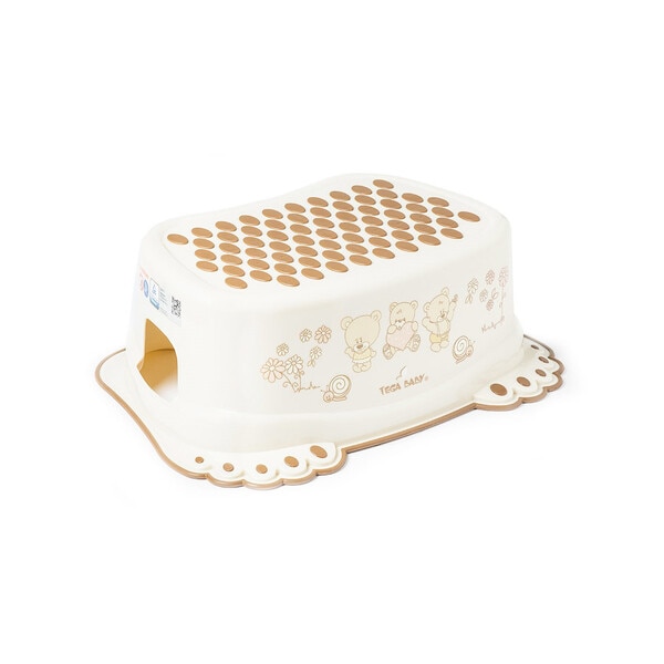 Inaltator antiderapant pentru toaleta si chiuveta Tega Baby Bear 441198, Crem