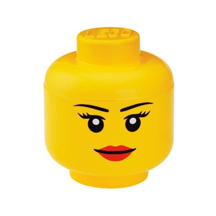 Recipient depozitare Mala Glowa LEGO® - Dziewczynka