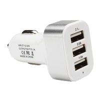 adaptor priza bricheta 12-24v auto 3 x usb gri universal incarcator transformator alimentator auto pentru telefon tableta imagen 47_0_
0