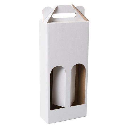 Cutie Cadou Vin 2 Sticle Gold Carton Pack Alb Natur 16x7 5x36 5cm Emag Ro
