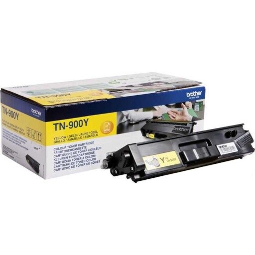 TN900 Cartus Toner Original Brother TN900Y, 6000pagini, Yellow, pentru imprimante Brother HL L9200CDWT, Brother MFC L9550CDWT