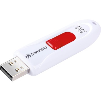 Stick USB Transcend 32GB JetFlash 590, Alb Stick USB Transcend 32GB JetFlash 590, Alb