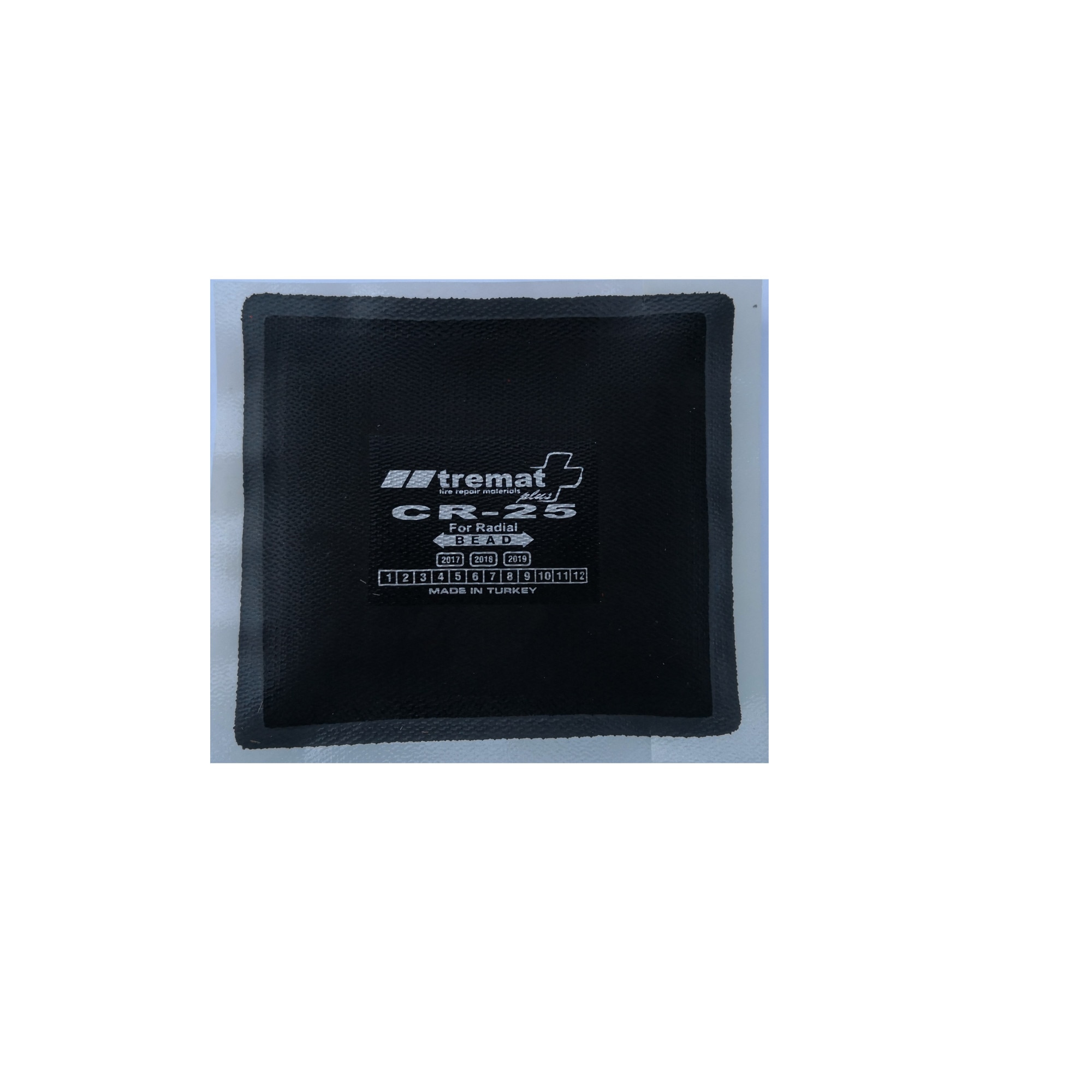 Petic pentru reparatie anvelopa radiala, CR 25 Tremat, dimensiunea 110x120 mm, cutie 10 bucati