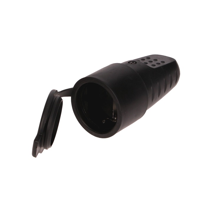 ORNO Gumi tengelykapcsoló, 1 x Schucko, 1x250V AC / 16A; IP 44