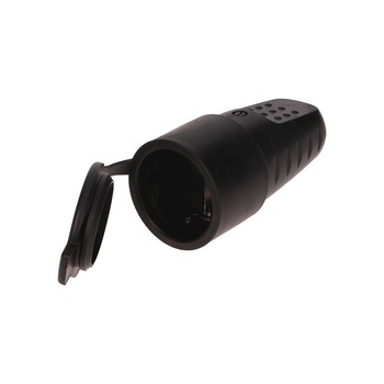Cupla de cauciuc, 1XSchucko, 1x250V AC/ 16A; IP 44 Cupla de cauciuc, 1XSchucko, 1x250V AC/ 16A; IP 44