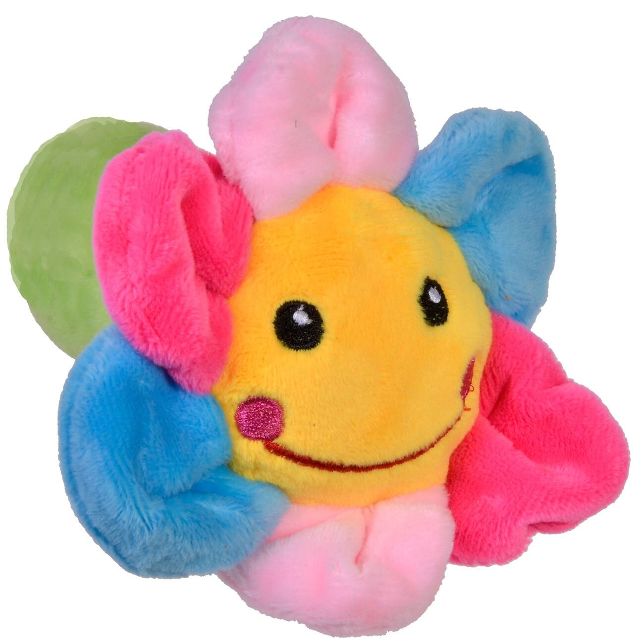 Jucarie de plus zornaitoare in forma de Floare, Multicolor