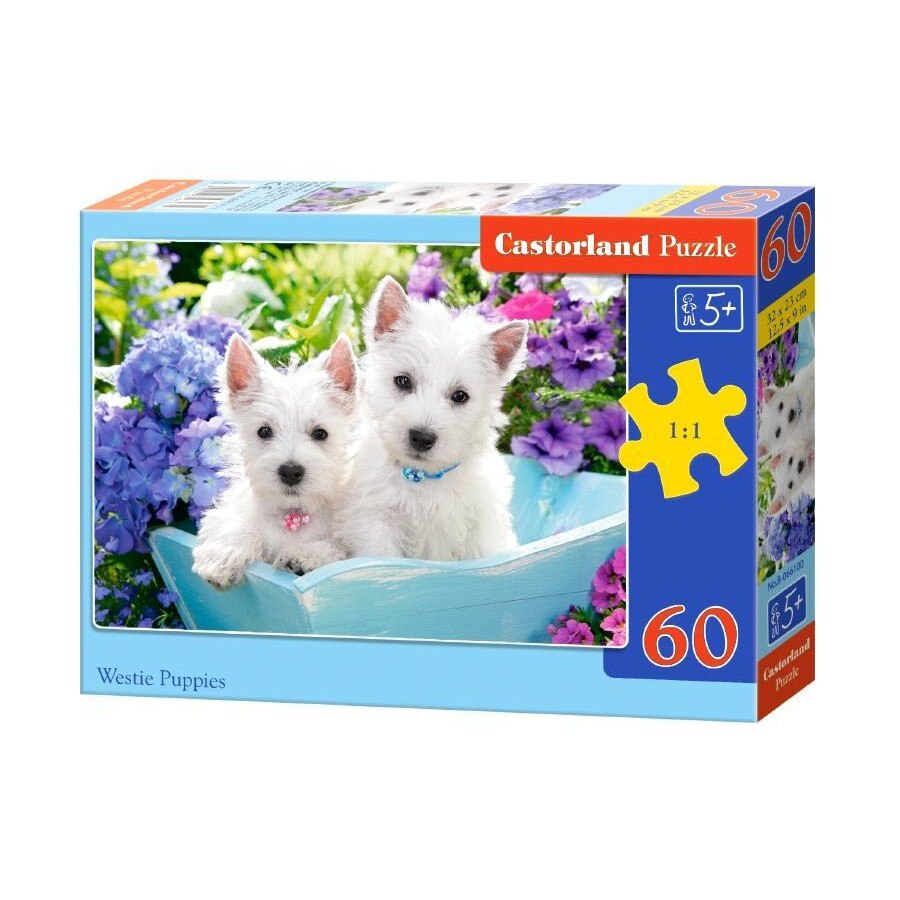 Puzzle cu 60 de piese Catelusi 66100, Castorland