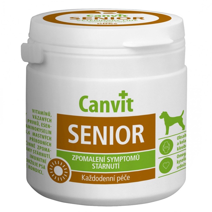 Supliment nutritiv pentru caini Canvit Senior, 100g