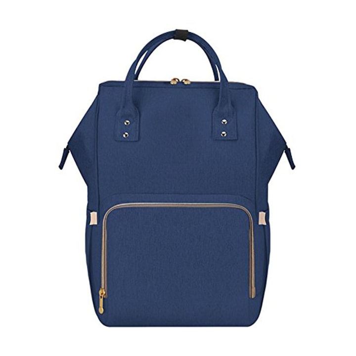 Чанта за количка, многофункционална, с отделения, синя