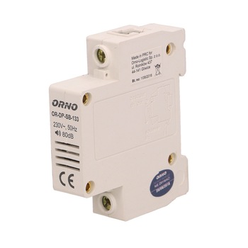 Sonerie pe sina DIN 1 modul, 230VAC 80dB Sonerie pe sina DIN 1 modul, 230VAC 80dB