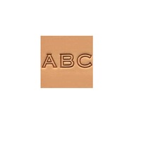 Set stante embosare piele ALFABET litere mari de 6mm, Tandy Leather