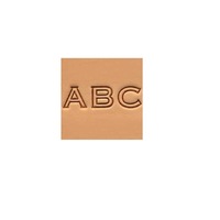 Set stante embosare piele ALFABET litere mari de 13mm, Tandy Leather