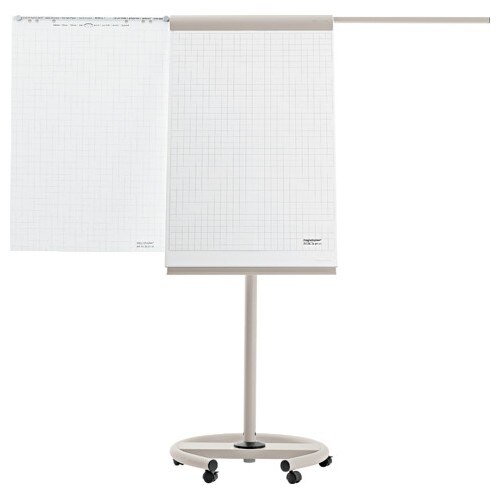 Flipchart Magnetoplan mobil DELUXE, 2 brate laterale