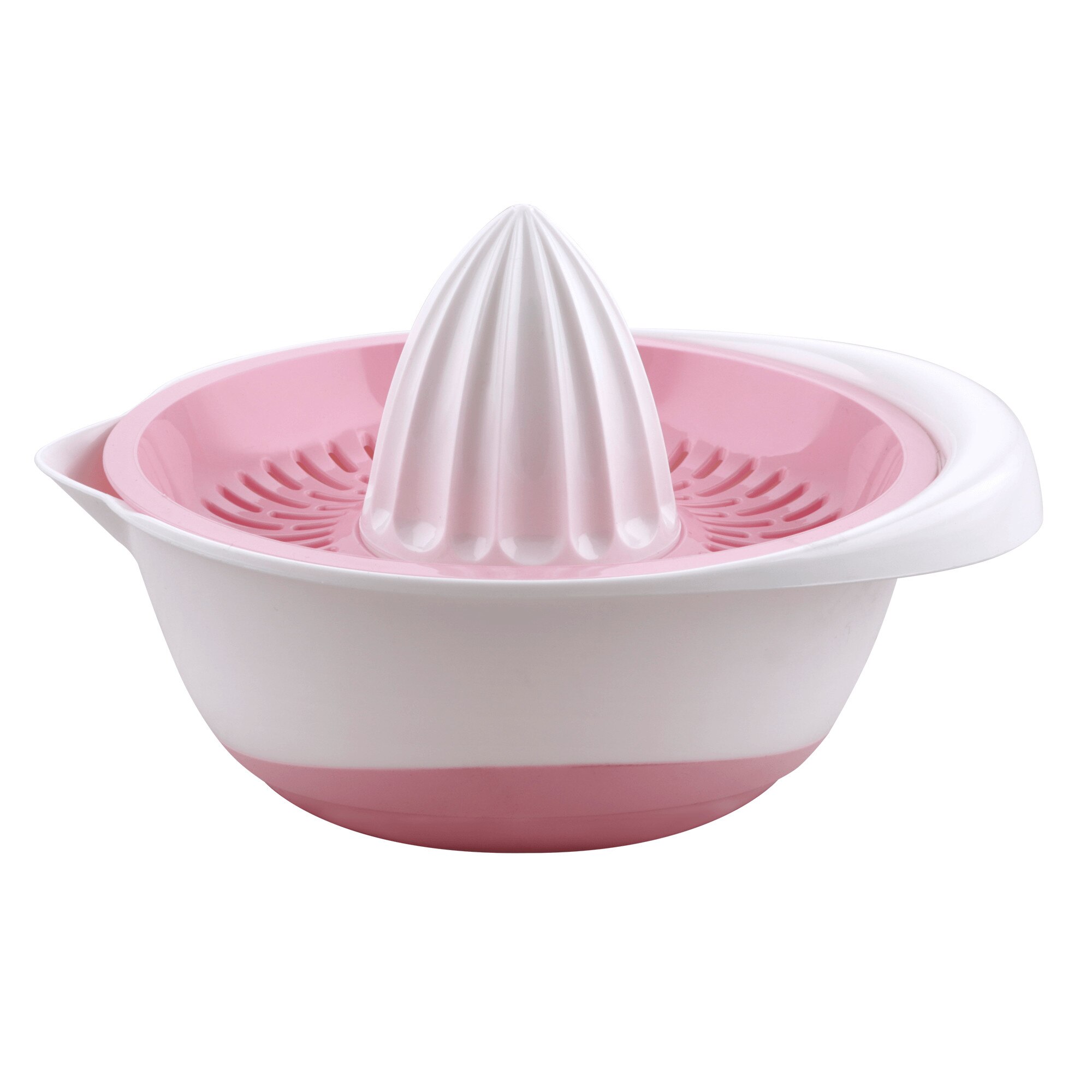 Storcator manual pentru citrice, ⌀15.5 cm, Alb/Roz