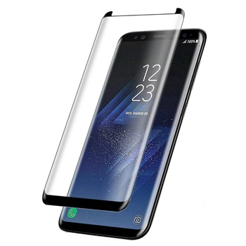 Folie sticla Samsung Galaxy S8 PLUS, 3D, se lipeste pe tot ecranul (Full Glue), tempered glass (Case Friendly), 0.2mm Folie sticla Samsung Galaxy S8 PLUS, 3D, se lipeste pe tot ecranul (Full Glue), tempered glass (Case Friendly), 0.2mm