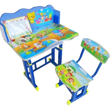 Birou copii din MDF cu jucarii interactive Novokids™ My little desk, dimensiuni 70X44X67, cadru metalic, masuta copii, Albastru Birou copii din MDF cu jucarii interactive Novokids™ My little desk, dimensiuni 70X44X67, cadru metalic, masuta copii, Albastru