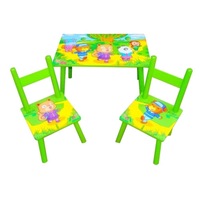 masuta copii din mdf cu doua scaune novokids my first table dimensiuni 59x39x40 suprafata lucioasa verde imagen 40_0_
0