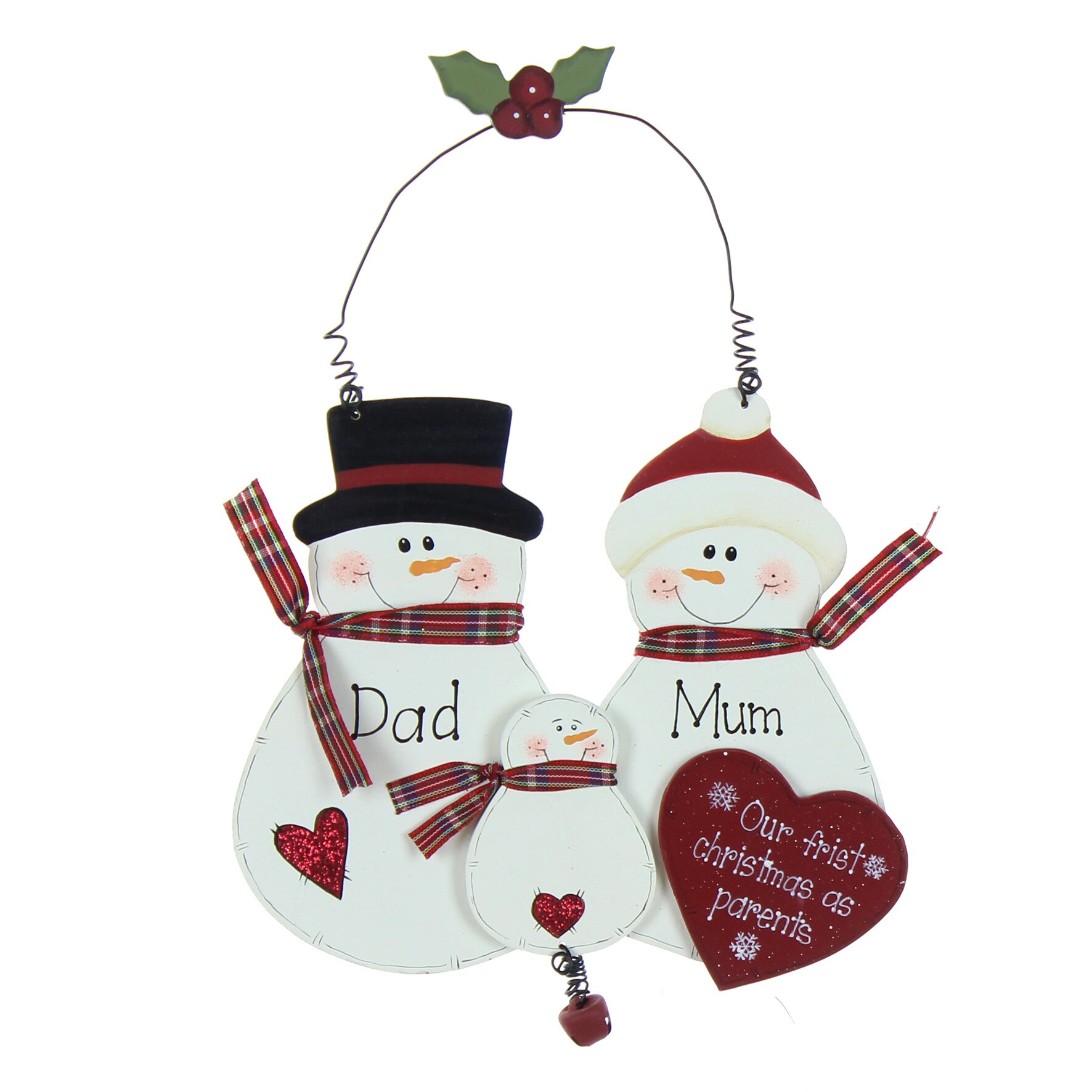Placuta de Craciun Our First Christmas, Merry&Bright Xmas Collection