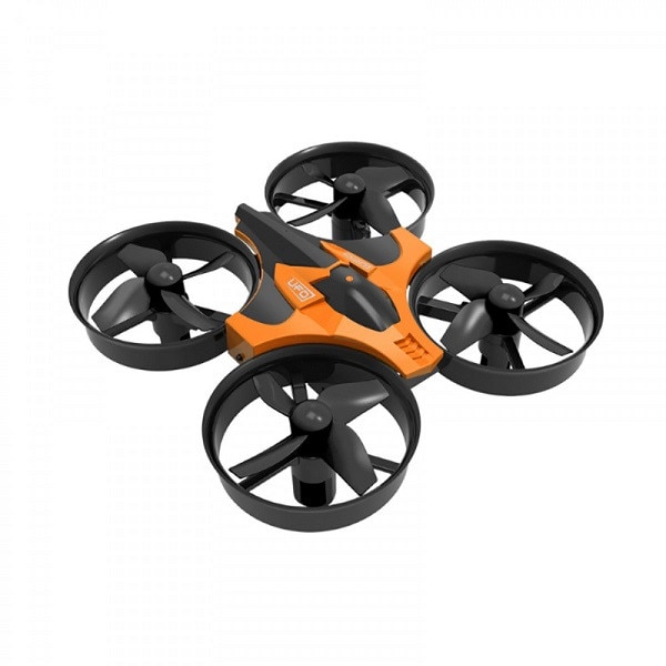 Intervene witness Best Mini drona pentru copii RH807, portocalie, distanta de operare 30 m, viteza  10 m/s, rotire 360°, mod de zbor noaptea - eMAG.ro