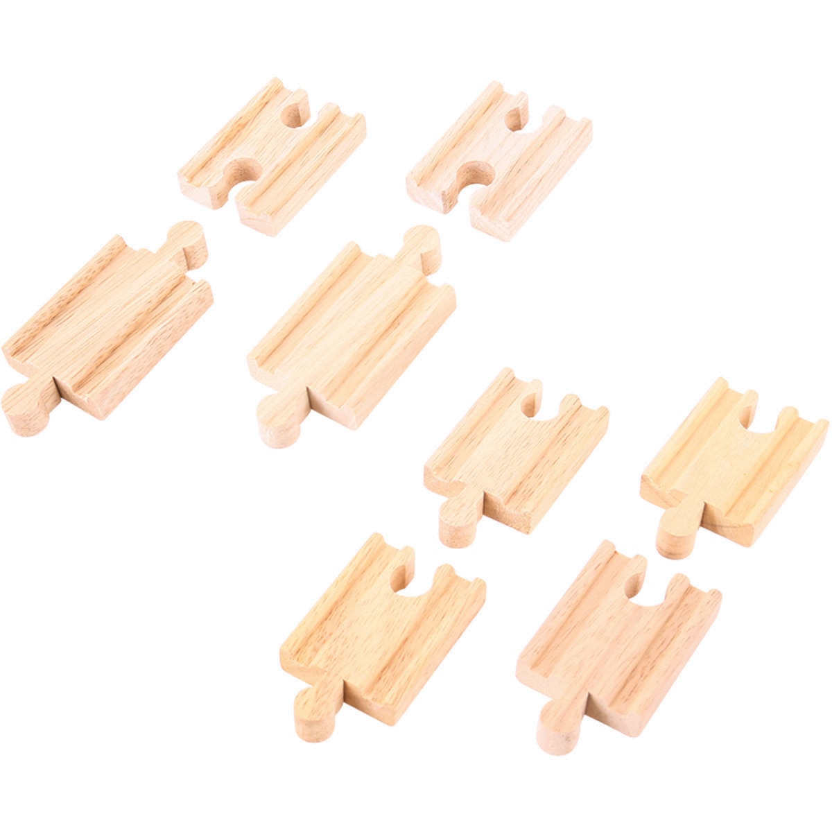 Set de sine BigJigs din lemn (8 piese)