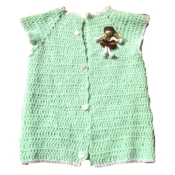 Bluza handmade pentru fete, lucrata manual din acril, stil casual cu personaj papusa, pentru toamna, 3-5 ani, 110-148 cm Bluza handmade pentru fete, lucrata manual din acril, stil casual cu personaj papusa, pentru toamna, 3-5 ani, 110-148 cm